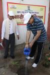 Shramdan by Senior Officer for Swachchta in Bal Sahyog Kendra, New Delhi