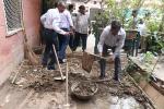 Cleanliness drives by Officeal of M/o MSME at Udyog Bhawan gate no. 8 Cleanliness drives by Officeal of M/o MSME at Udyog Bhawan gate no. 8