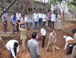 7th Day Digging of water-harvesting pits in the campus on 07/05/2016 7th Day Digging of water-harvesting pits in the campus on 07/05/2016
