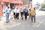 Roads of the IE were cleaned by officers of DI, DIC. Roads of the I. Estate were cleaned by officers of DI, DIC.