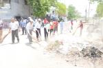 Roads of I. Estate were cleaned by officers of DI. Roads of I. Estate were cleaned by officers of DI.
