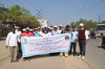Campaigning on hygiene and hand washing on Balanagar main road. Campaigning on hygiene and hand washing on Balanagar main road.