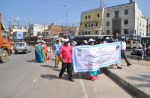 Campaigning on hygiene and hand washing on Balanagar main road. Campaigning on hygiene and hand washing on Balanagar main road.