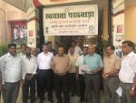 Swachhata Pledge taken by all officials of KVIC, Jaipur. Swachhata Pledge taken by all officials of KVIC, Jaipur.