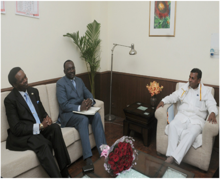 The Minister of Trade & Industry, Rwanda, Mr. Kanimba Francois