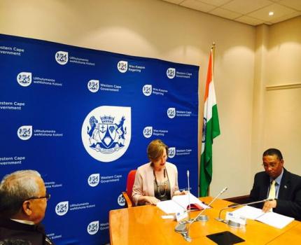 Hon'ble Minister of MSME Sh Kalraj Mishra Meeting H.E Ms Helen Zille