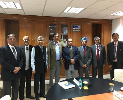 Dr Prabhat Kumar ex Cabinet Secretary had a discussion about draft MSME Policy and various policy options today.