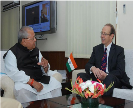 Sir James Baven, High Commissioner of Britain called on Minister (MSME) Shri Kalraj Mishra
