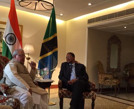 Shri Kalraj Mishra Hon'ble Minister MSME met HE Mr Jakaya Kikwete Hon'ble President of United Republic of Tanzania