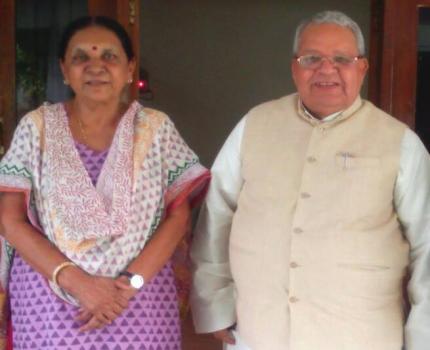 Shri Kalraj Mishra Honble Minister MSME met Smt Anandiben Patel Honble Chief Minister of Gujarat